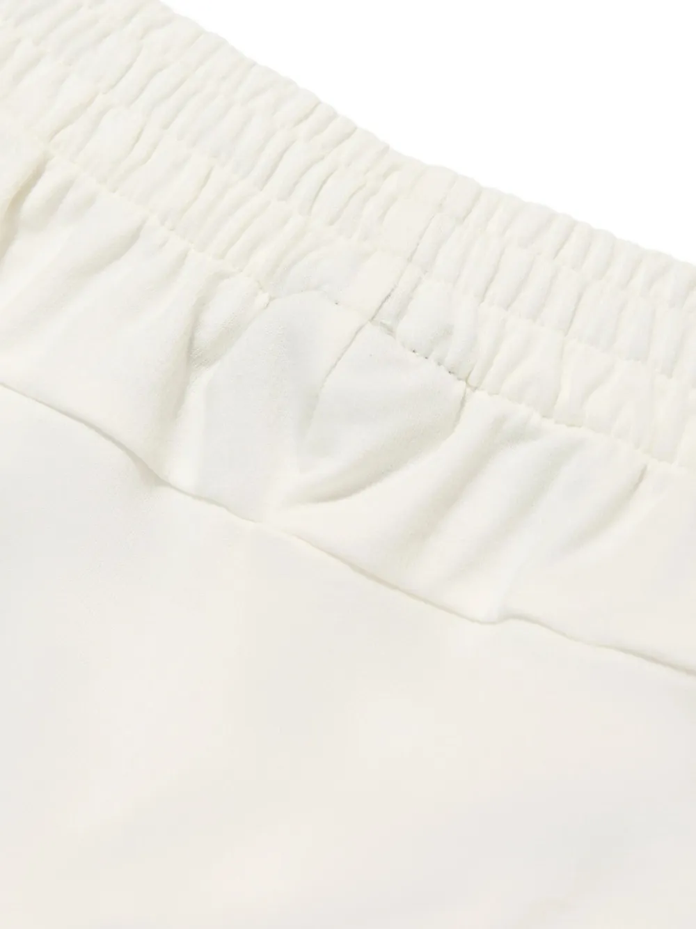 Emporio Armani Kids Shorts met logodetail en zijzak Beige