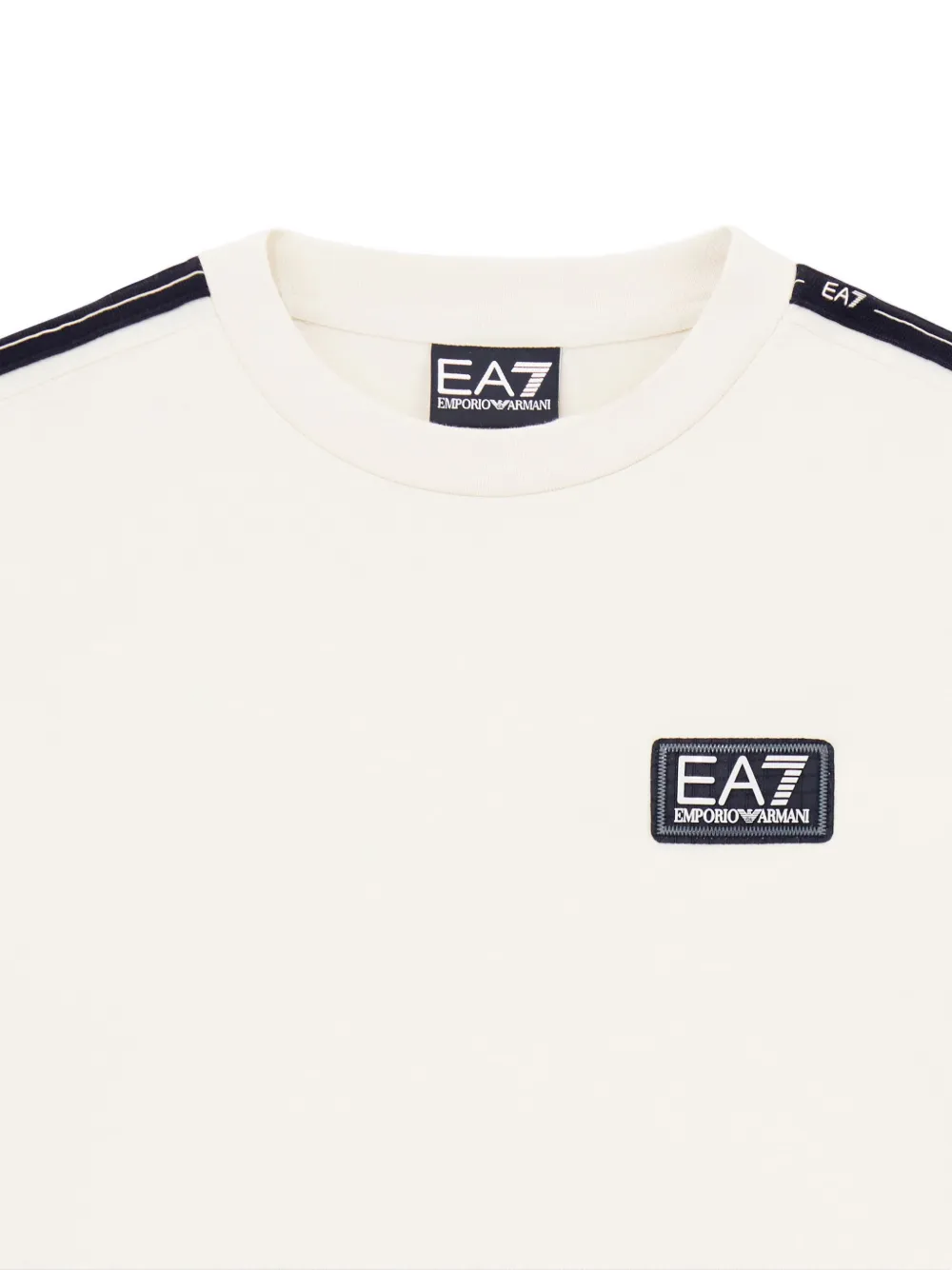 Emporio Armani Kids T-shirt met logo Beige