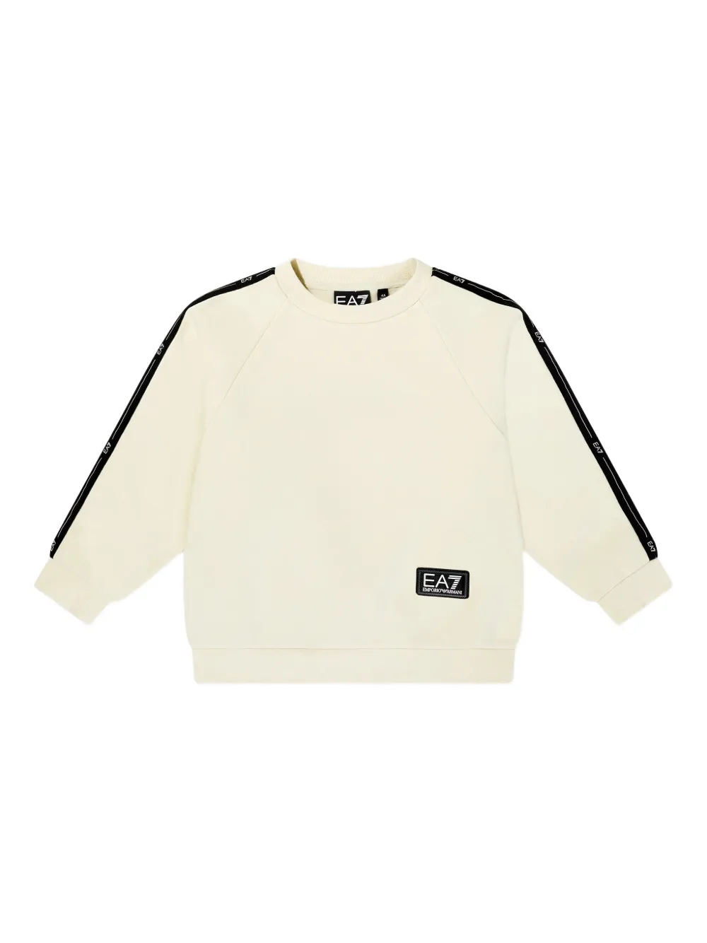 Emporio Armani Kids logo stripe top - Bianco