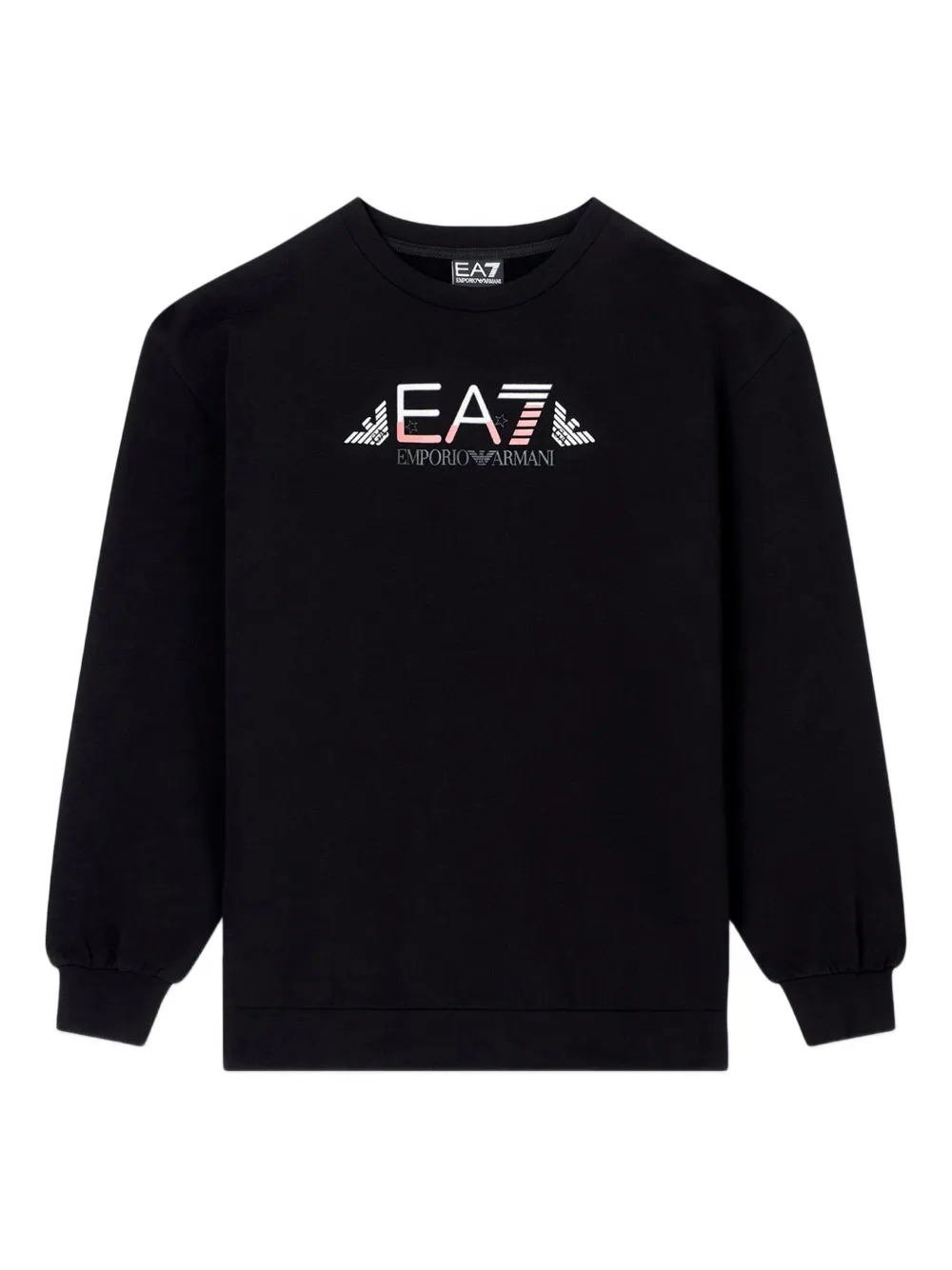 Emporio Armani Logo-detail Tracksuit In Black