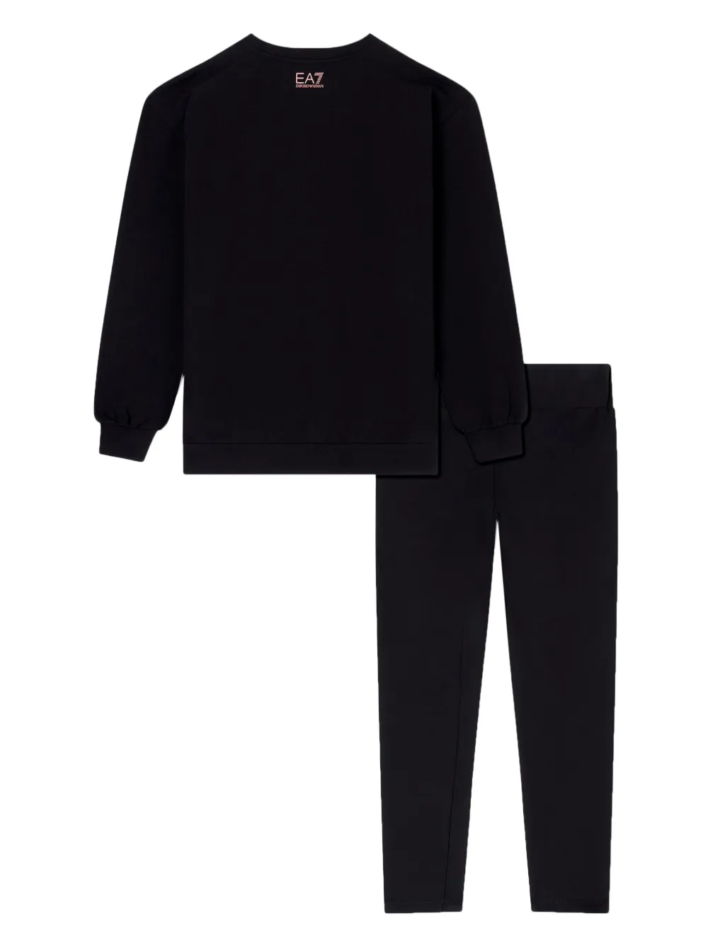 Emporio Armani Kids Trainingspak met logodetail Zwart