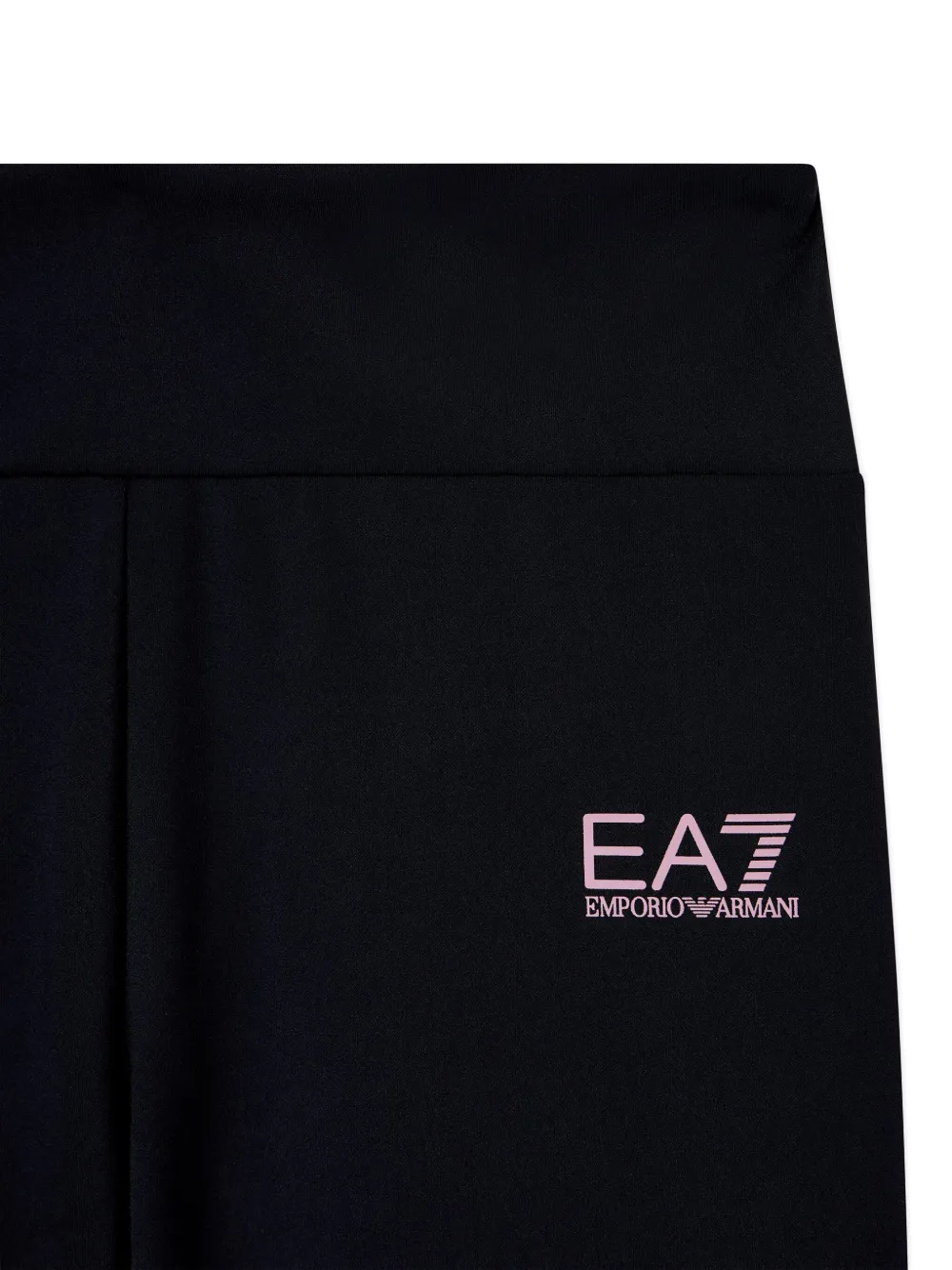 Emporio Armani Logo-detail Leggings In Black