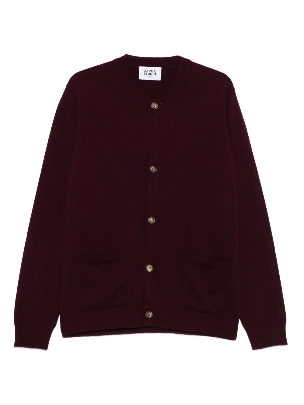 ALPHA STUDIO button-up cardigan | Red | Image 1