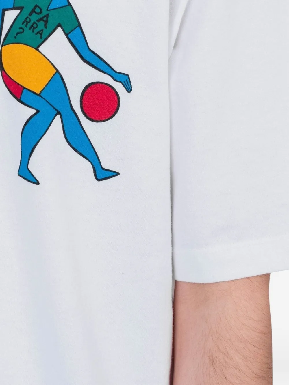By Parra Graphic-print Cotton T-shirt In White