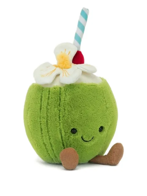 Jellycat coconut straw toy