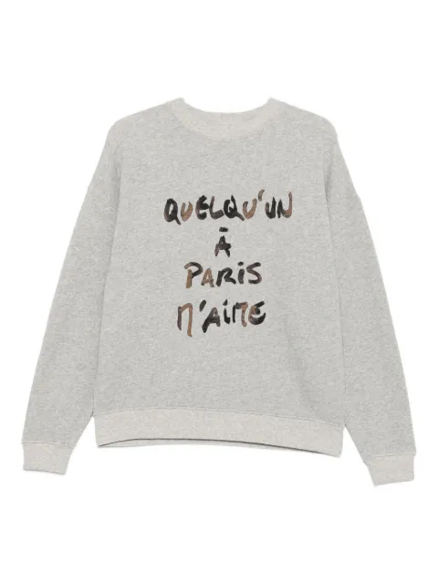 Ba&Sh slogan-print sweatshirt