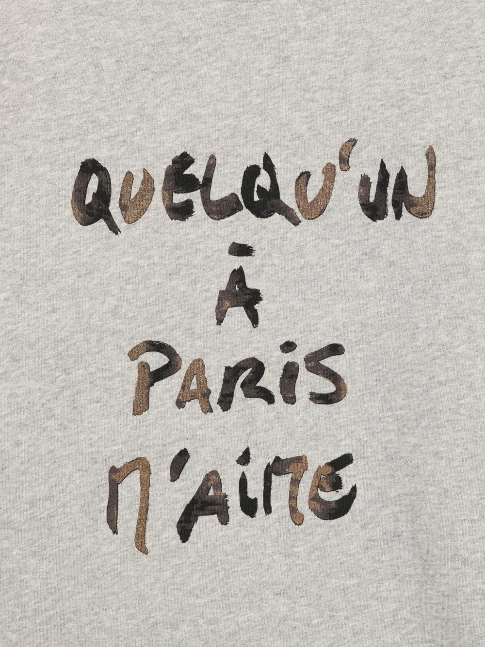 Ba&sh Slogan-print Sweatshirt In Gray