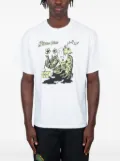 Brain Dead Scrambled Head graphic T-shirt - White