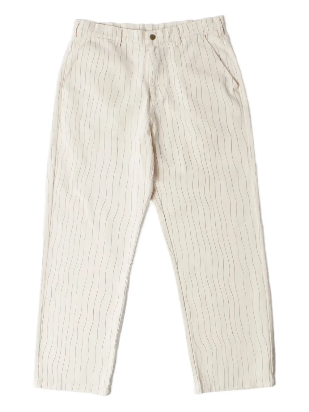 BY PARRA striped meandering trousers | White | Image 1
