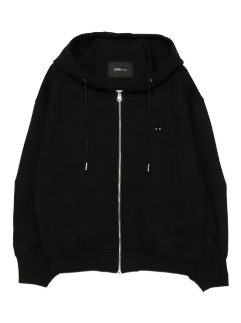 SONGZIO panther-embroidered hoodie