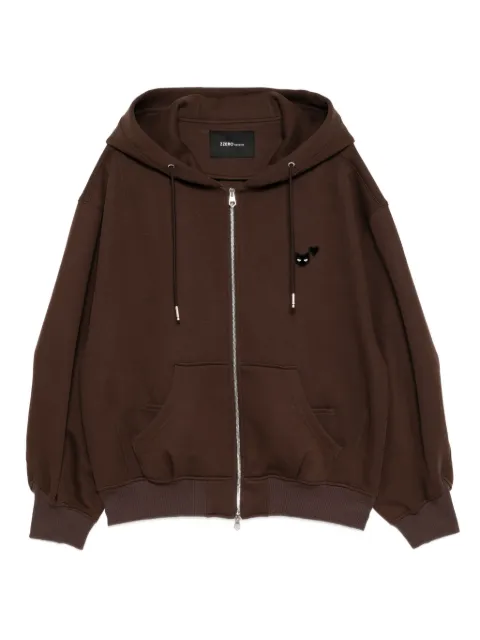 SONGZIO panther-embroidered hoodie