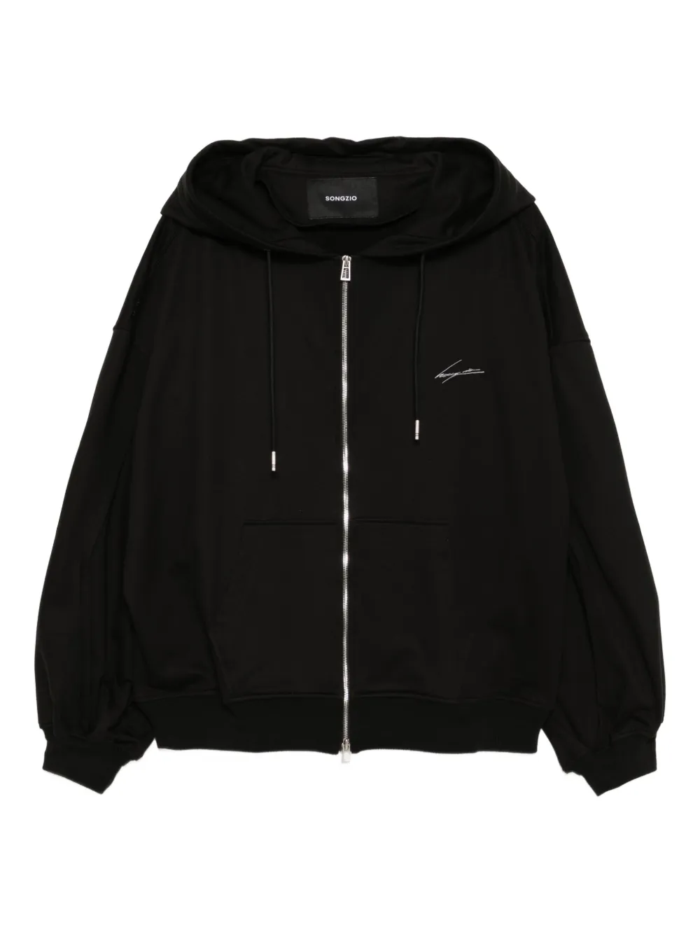 SONGZIO graphic-print hoodie | Black | Image 1