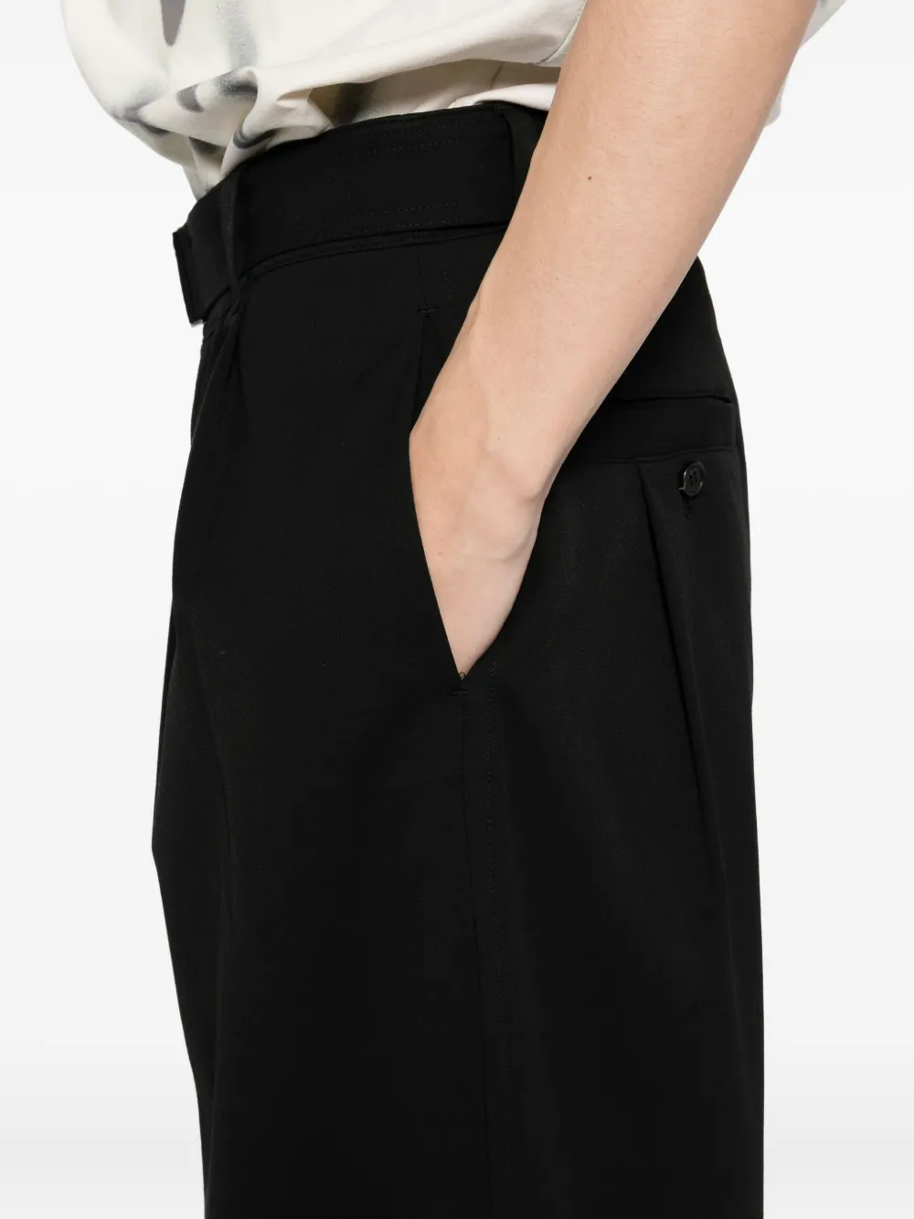 SONGZIO Broek met wijde pijpen Zwart