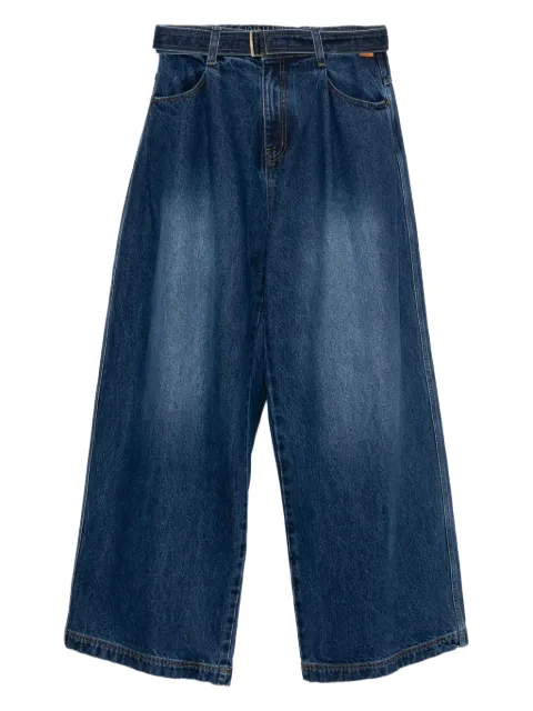 SONGZIO belted wide-leg jeans