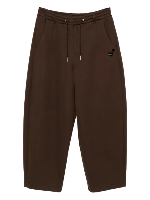 SONGZIO panther-embroidered trousers
