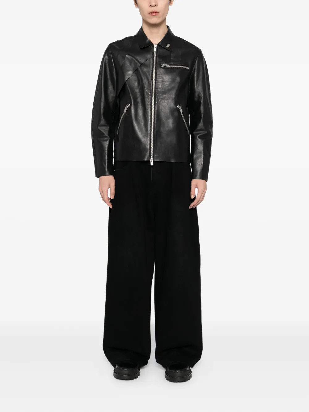 SONGZIO Jeans met wijde pijpen - Zwart