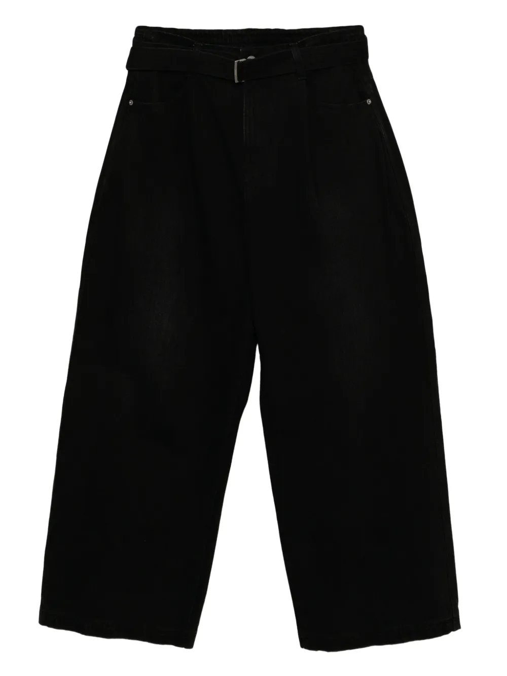 SONGZIO belted wide-leg jeans | Black | Image 1