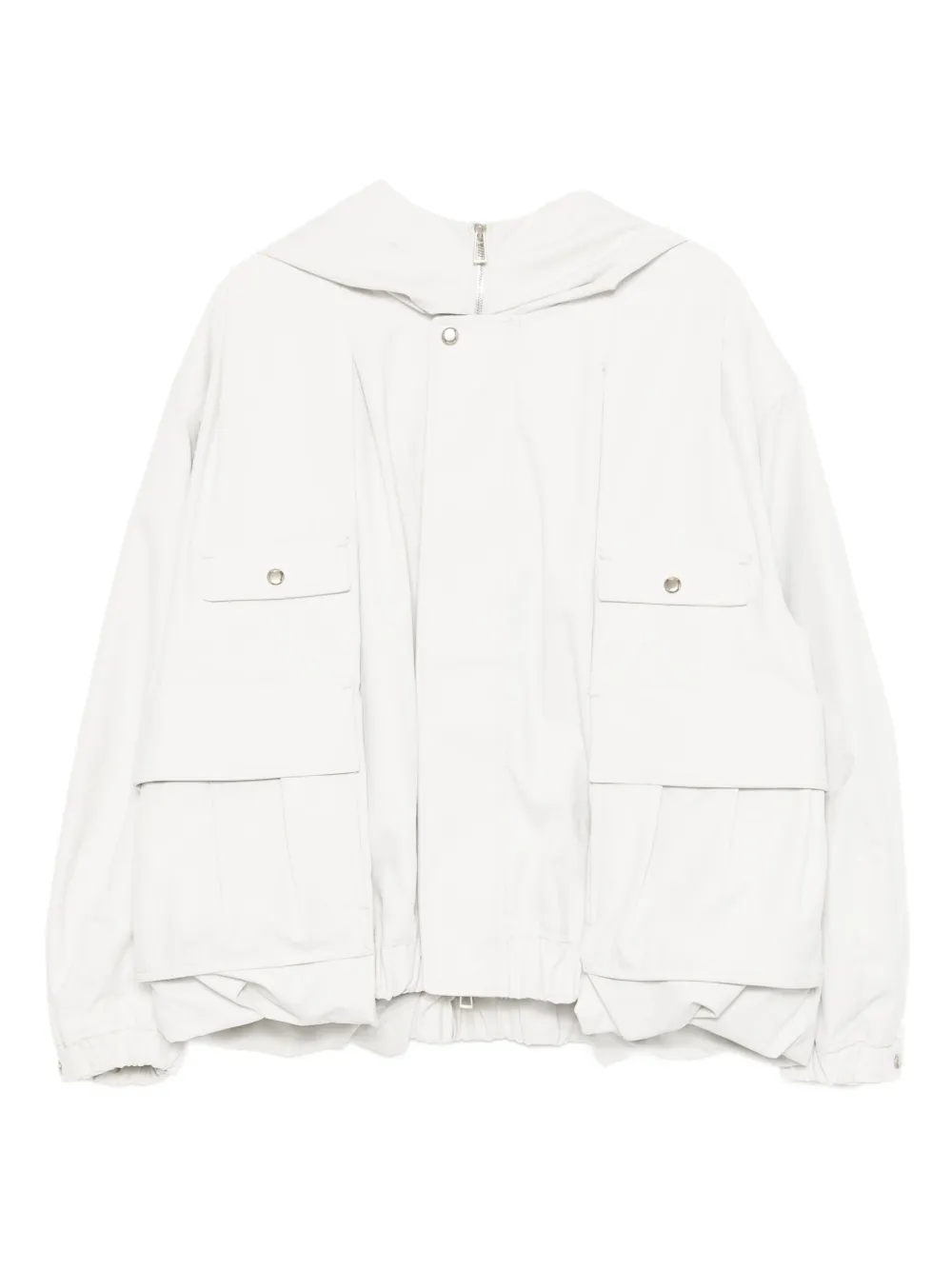 SONGZIO multi-folded hood jacket | Grey | Image 1