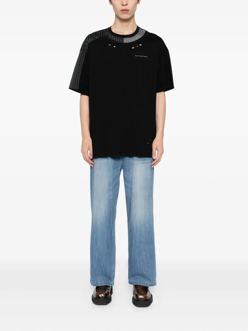 SONGZIO Katoenen straight jeans - Blauw