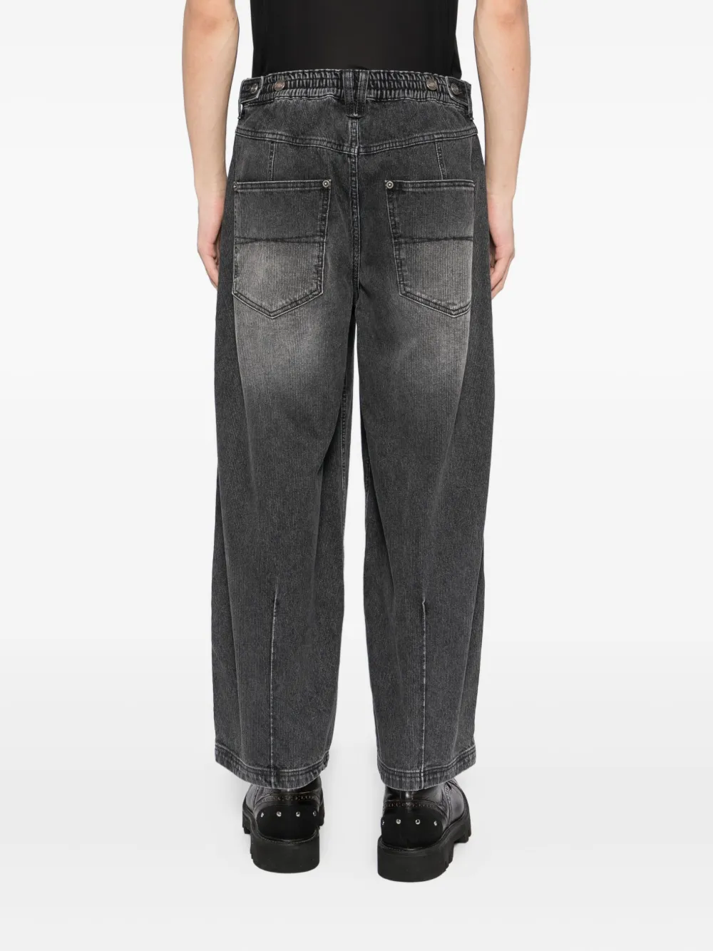 SONGZIO Katoenen jeans met toelopende pijpen Grijs