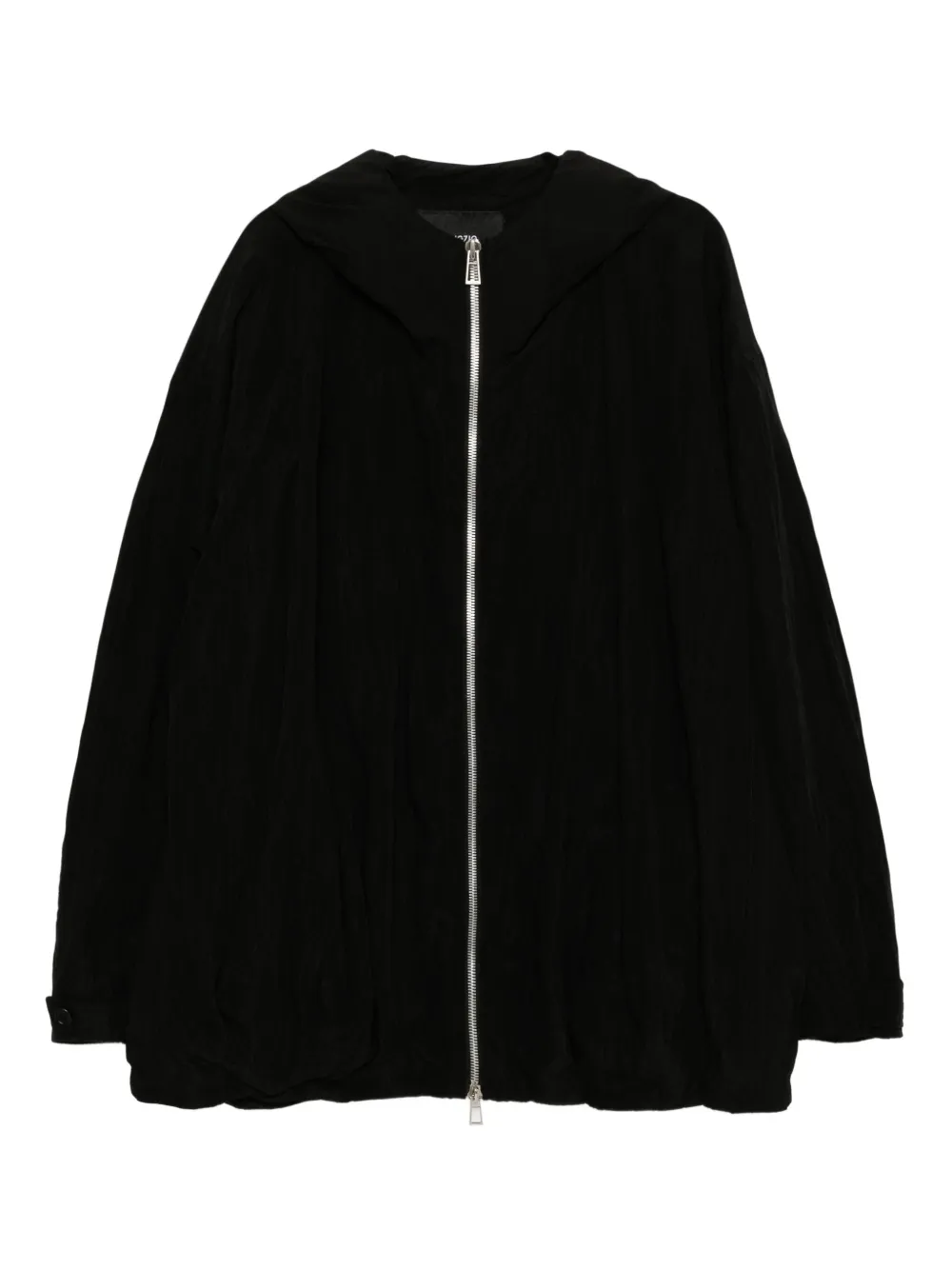 SONGZIO edge fold volume hood jacket | Black | Image 1