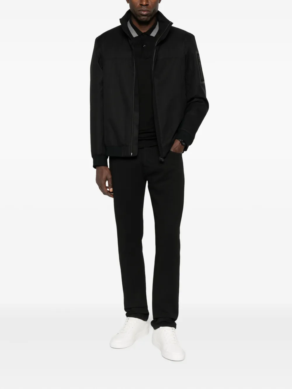 BOSS zip-fastening bomber jacket | Bomber Jackets | Image 2