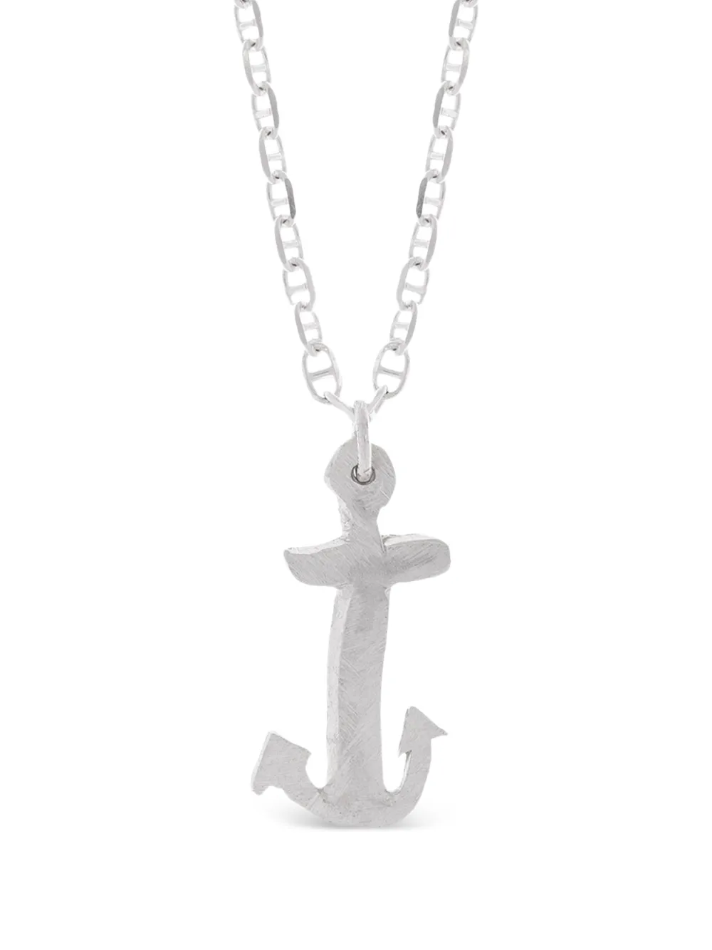 Angela Lago Anchor ペンダント ネックレス - シルバートーン Angela Lago Anchor ペンダント ネックレス - シルバートーン