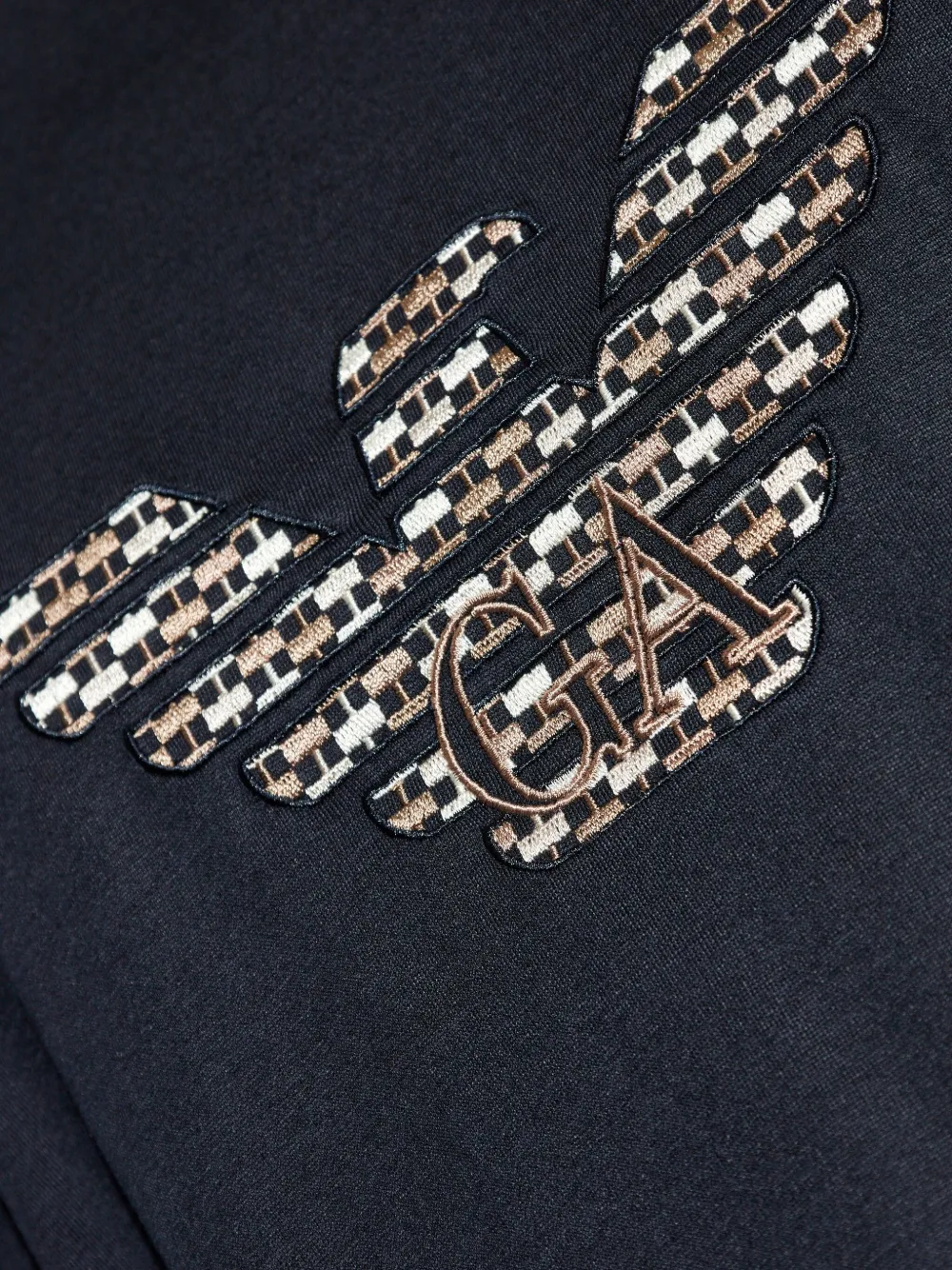 Emporio Armani T-shirt met logoprint Blauw