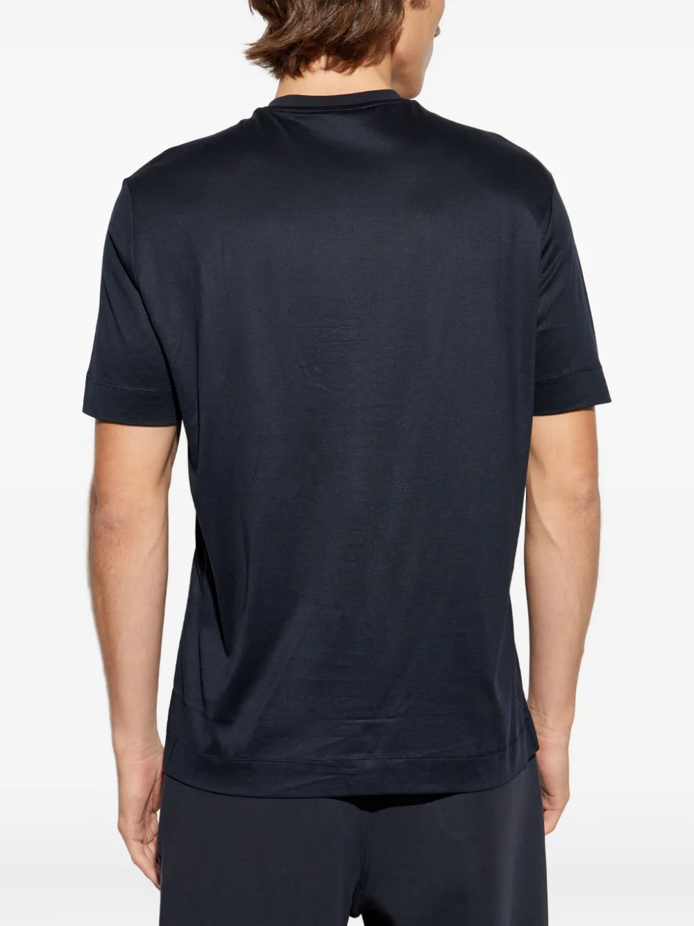 Emporio Armani T-shirt met logoprint Blauw