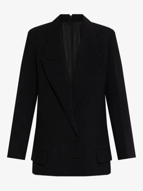 Victoria Beckham blazer con solapas de pico y doble botonadura