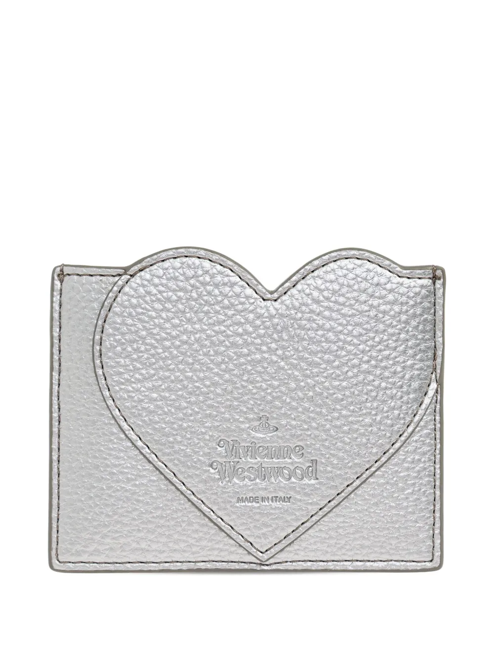 Vivienne Westwood heart card holder - Zilver