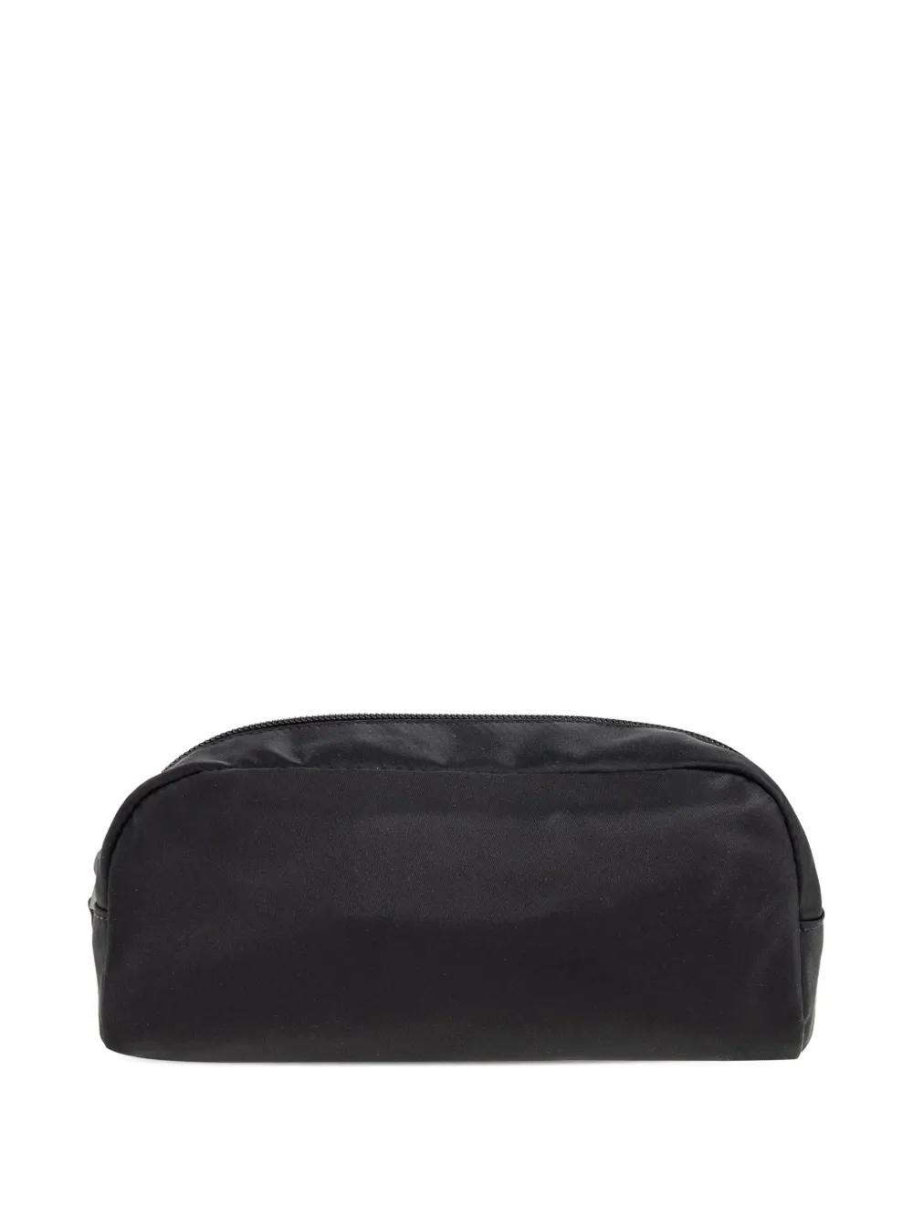 Emporio Armani logo zip wash bag - Zwart