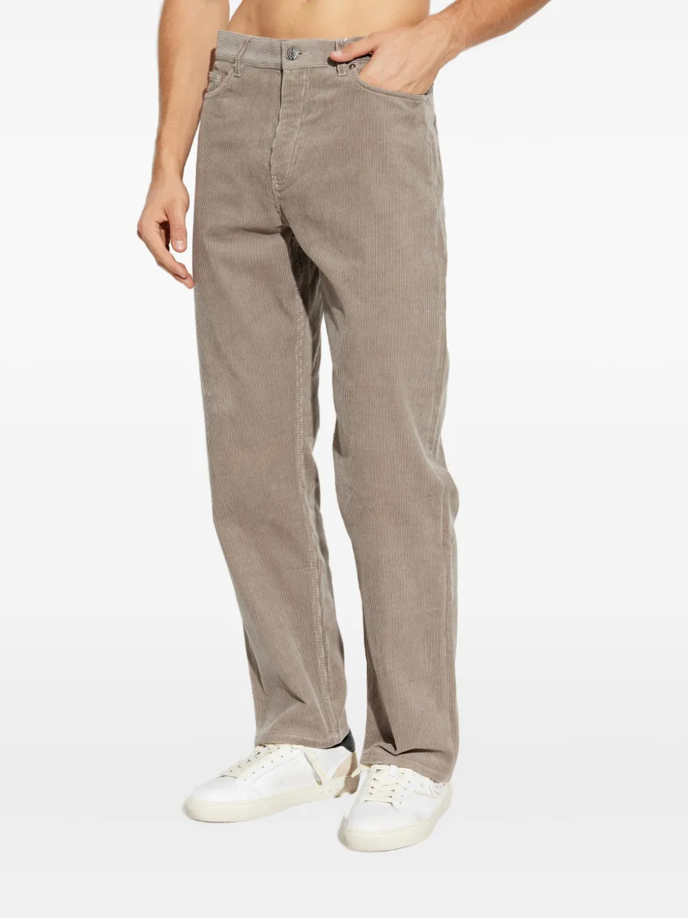 Samsoe & Samsoe Saeddie Corduroy Trousers In Brown
