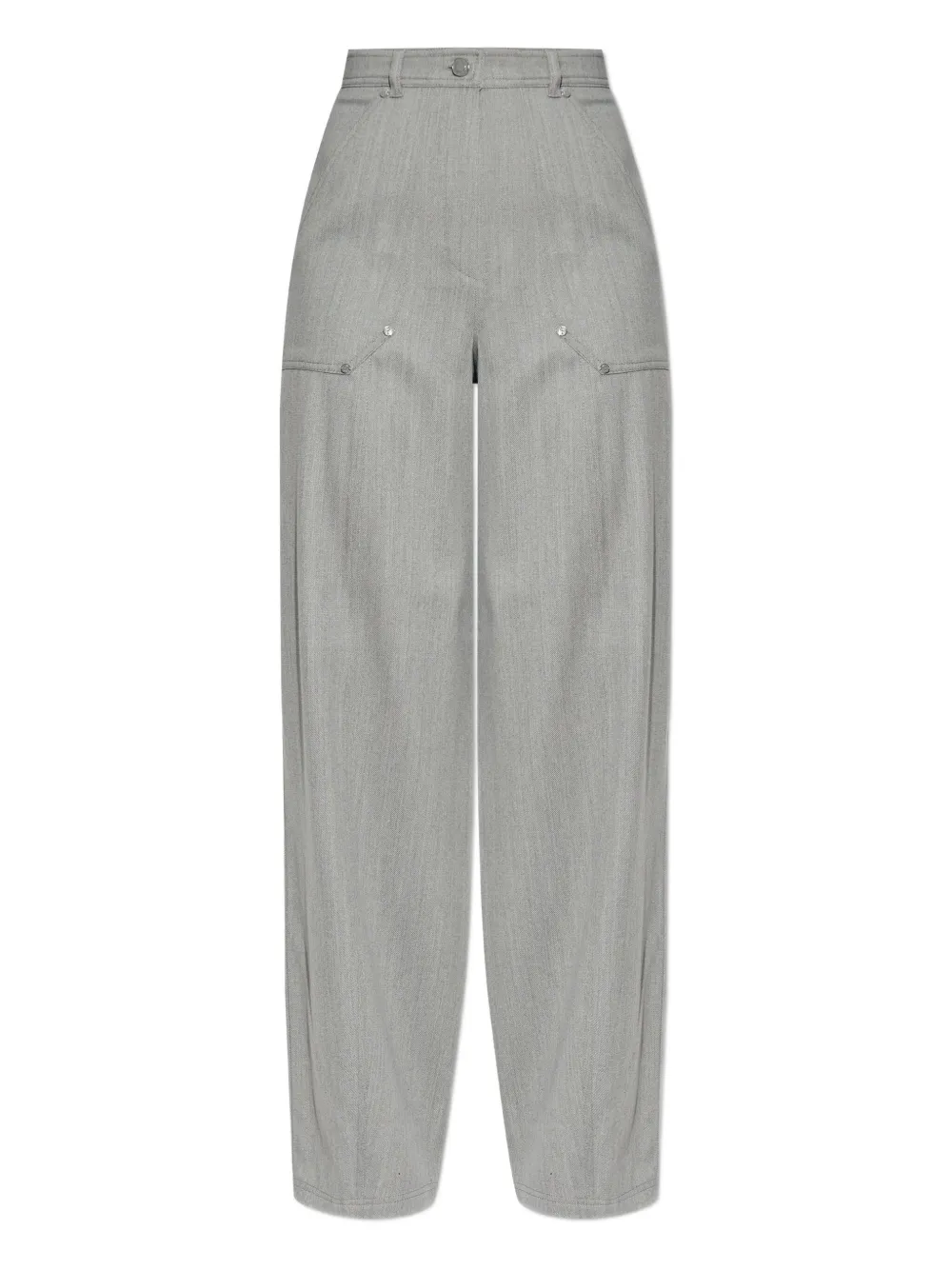 Max Mara Abetaia シームディテールパンツ - グレー Max Mara Abetaia シームディテールパンツ - グレー