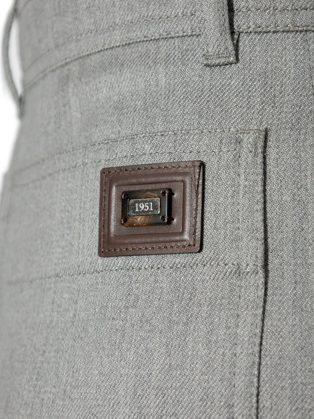 Max Mara Abetaia Seam-detail Trousers In Gray