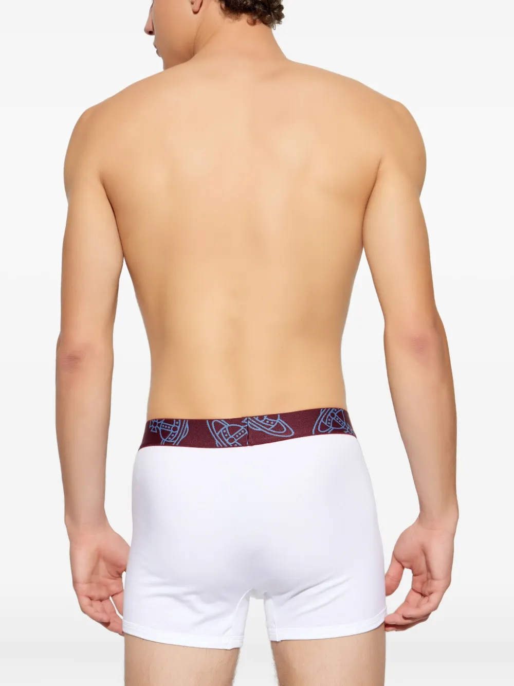 Vivienne Westwood Orb-band Boxers (pack Of Two) In White