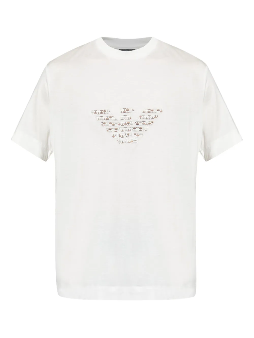 Emporio Armani playera con logo bordado | blanco | Image 1