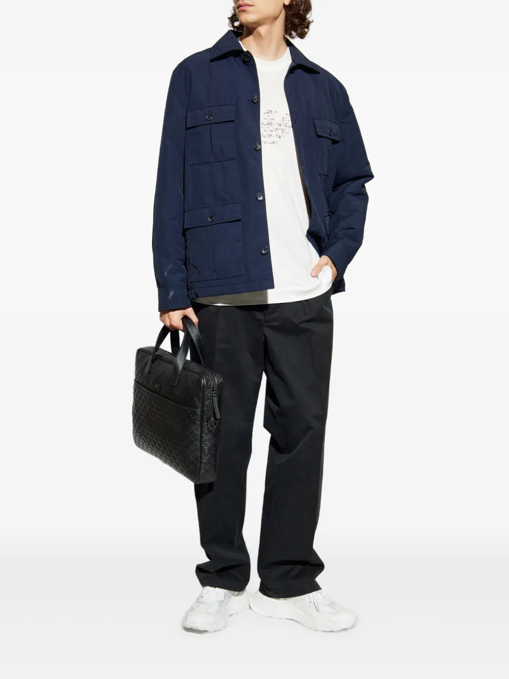 Emporio Armani playera con logo bordado | Playeras | Image 2