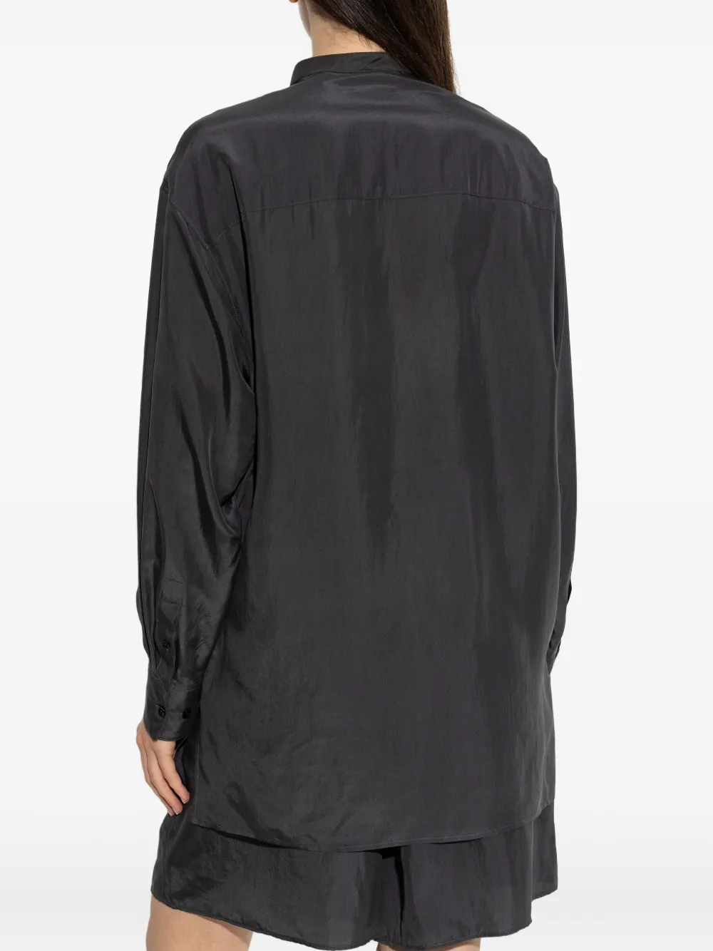 Lemaire Pocket Button Shirt In Black