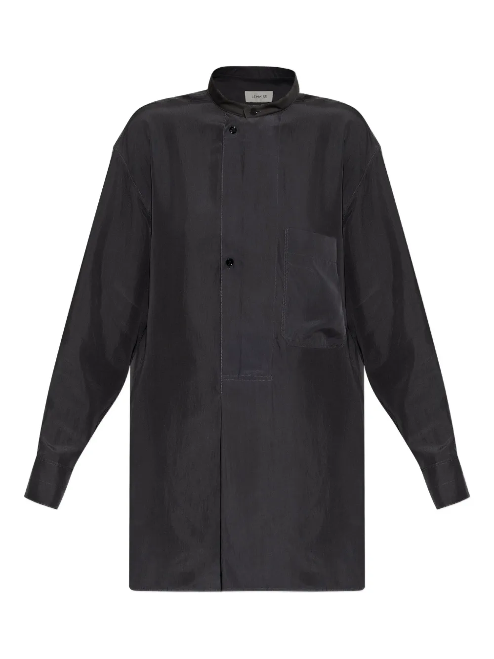 LEMAIRE pocket button shirt | Black | Image 1