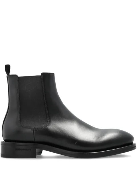 DSQUARED2 leather Chelsea boots