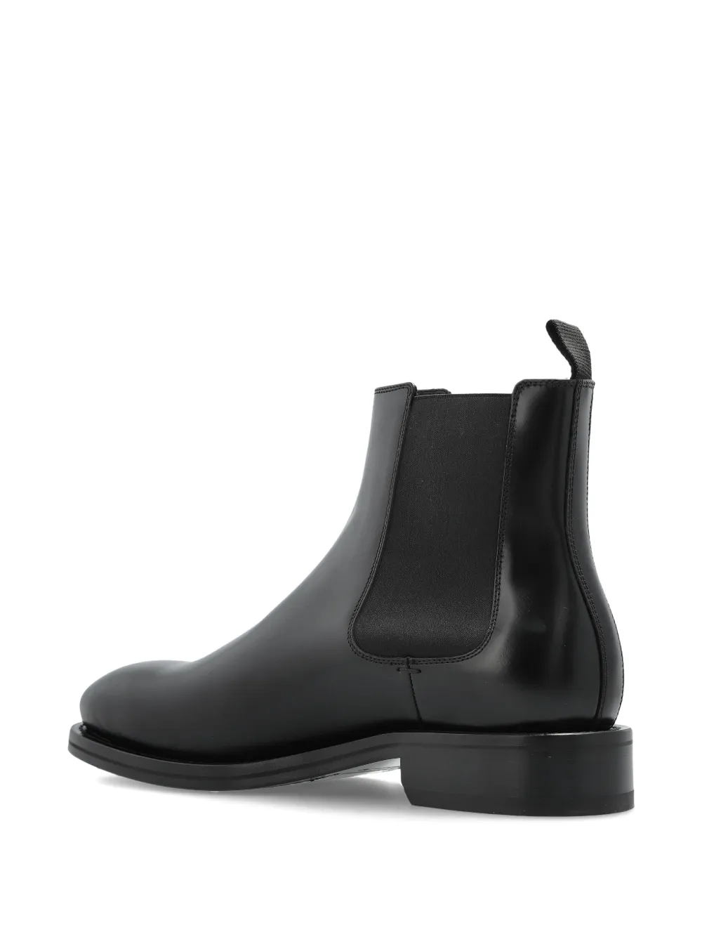 DSQUARED2 Leren Chelsea laarzen met elastische vlakken Zwart