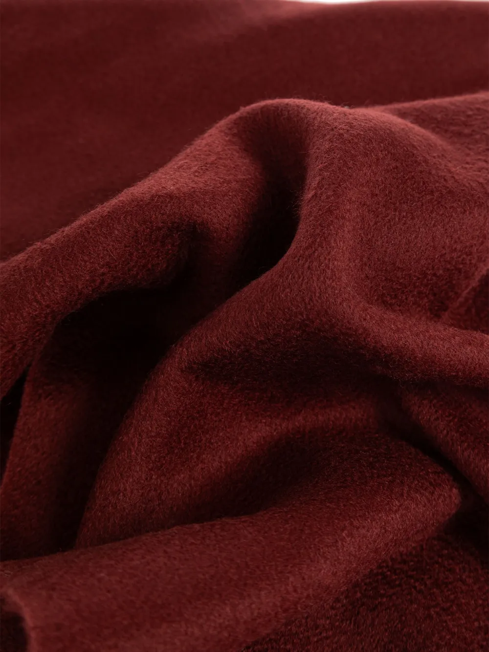 Max Mara Dalia sjaal met franje Rood