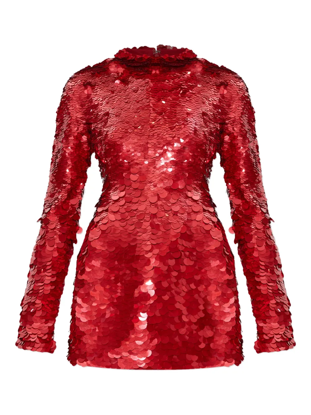 Sportmax Tefrite sequin-embellished mini dress - Rosso