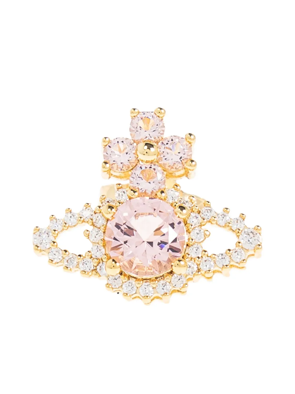 Vivienne Westwood Orb Stud Earrings In Gold