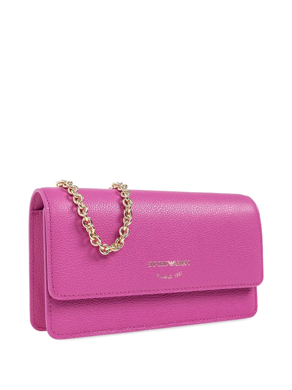 Emporio Armani Leren mini-crossbodytas Roze