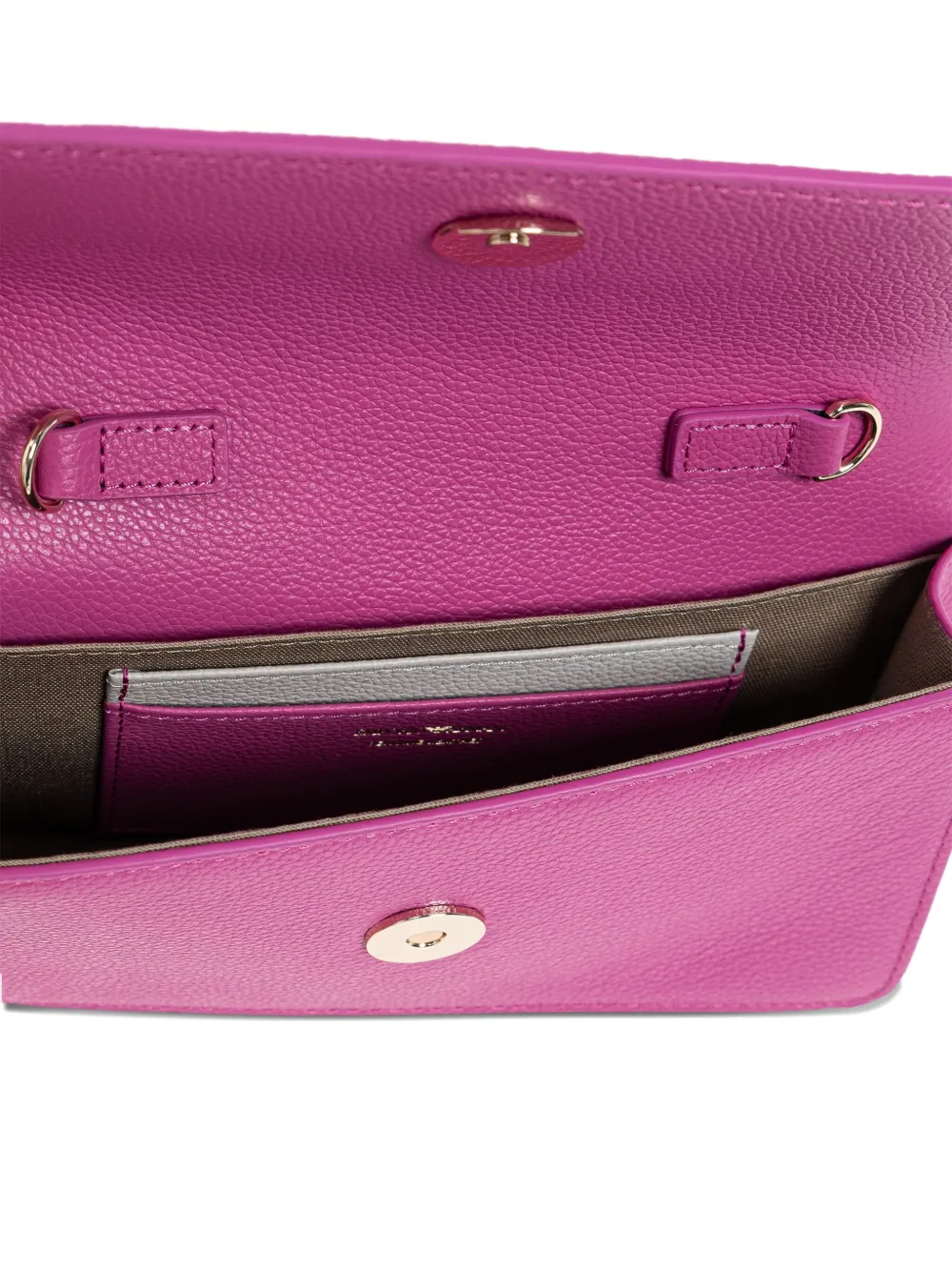 Emporio Armani Leren mini-crossbodytas Roze