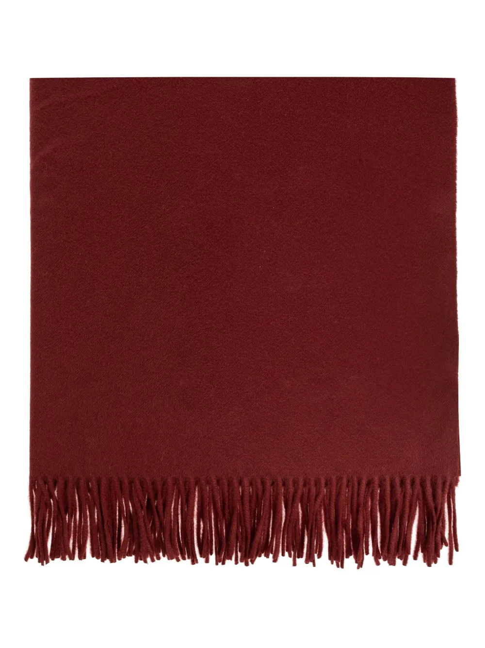 Max Mara mascada con flecos | rojo | Image 1