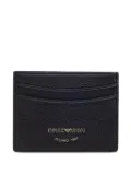 Emporio Armani leather card holder - Black