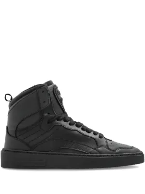 ISABEL MARANT Tênis Plataforma De Couro | Preto | FARFETCH BR